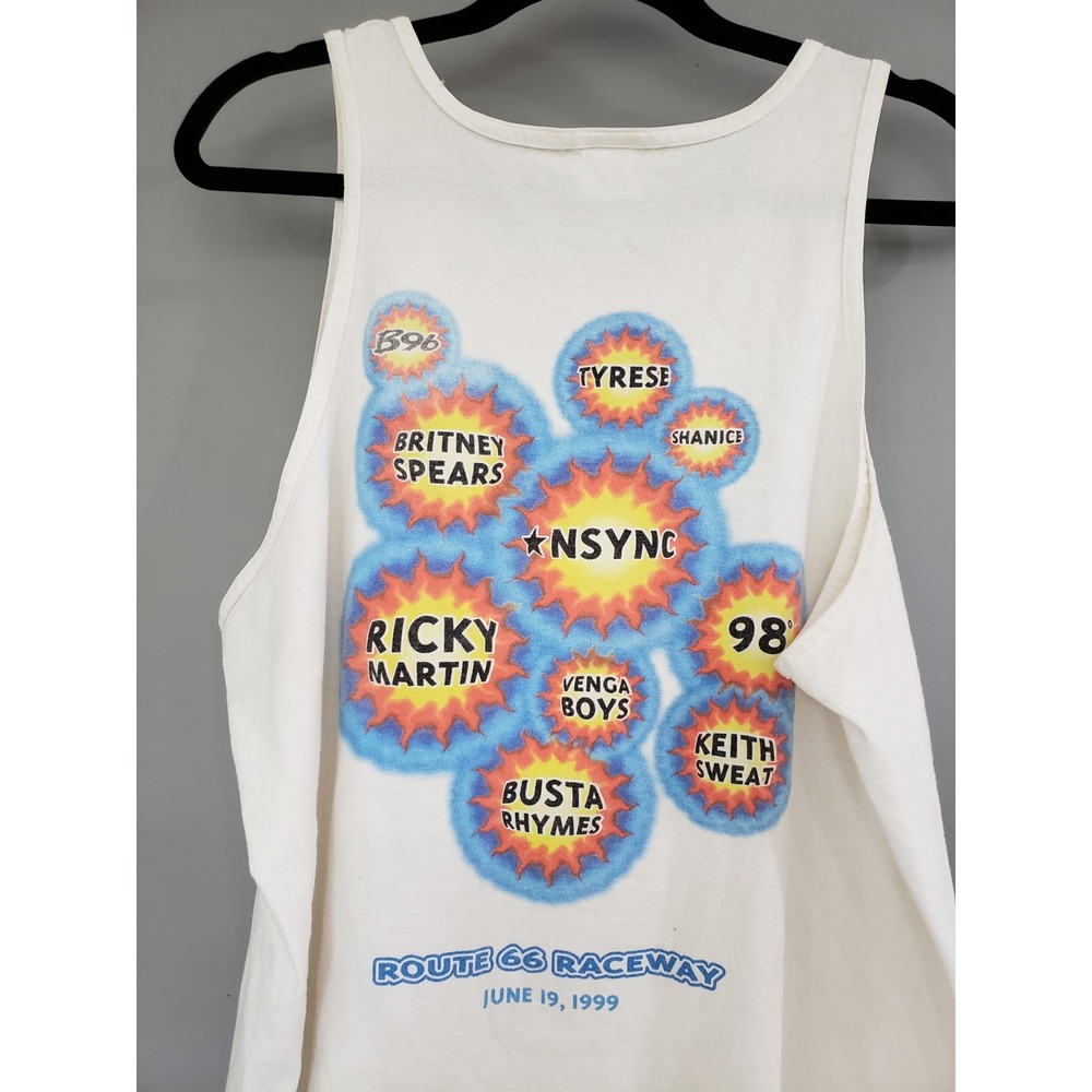 Vintage B96 Summer Bash T Shirt Sz XL Britany Spears *NSYNC 90s Doublesided
